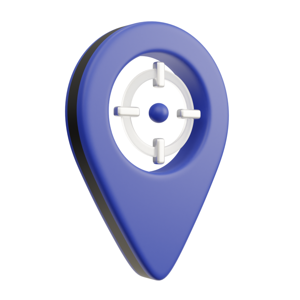 Blue pin