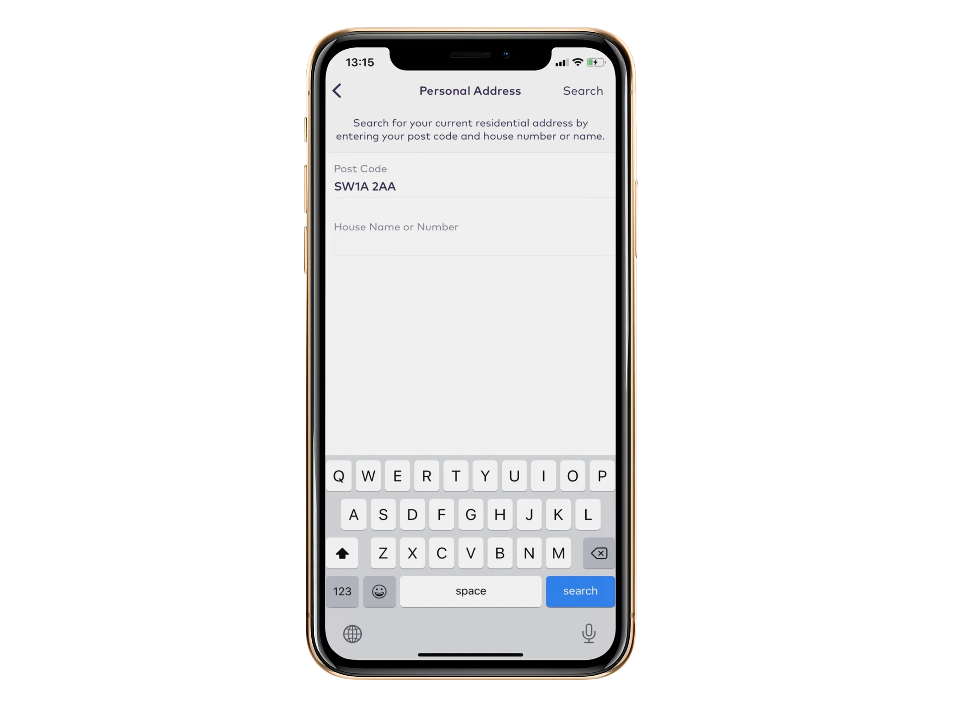 Starling Bank Postcode Lookup