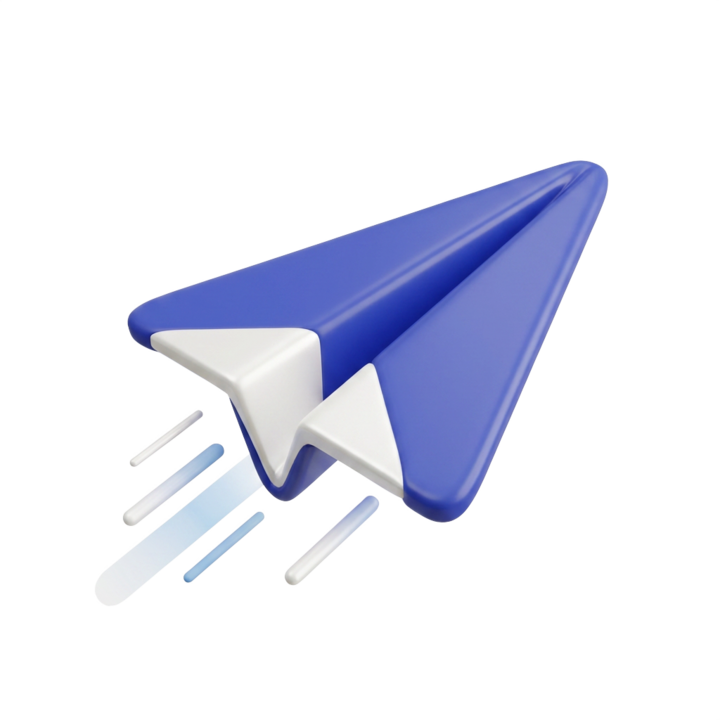 3D paper airplane