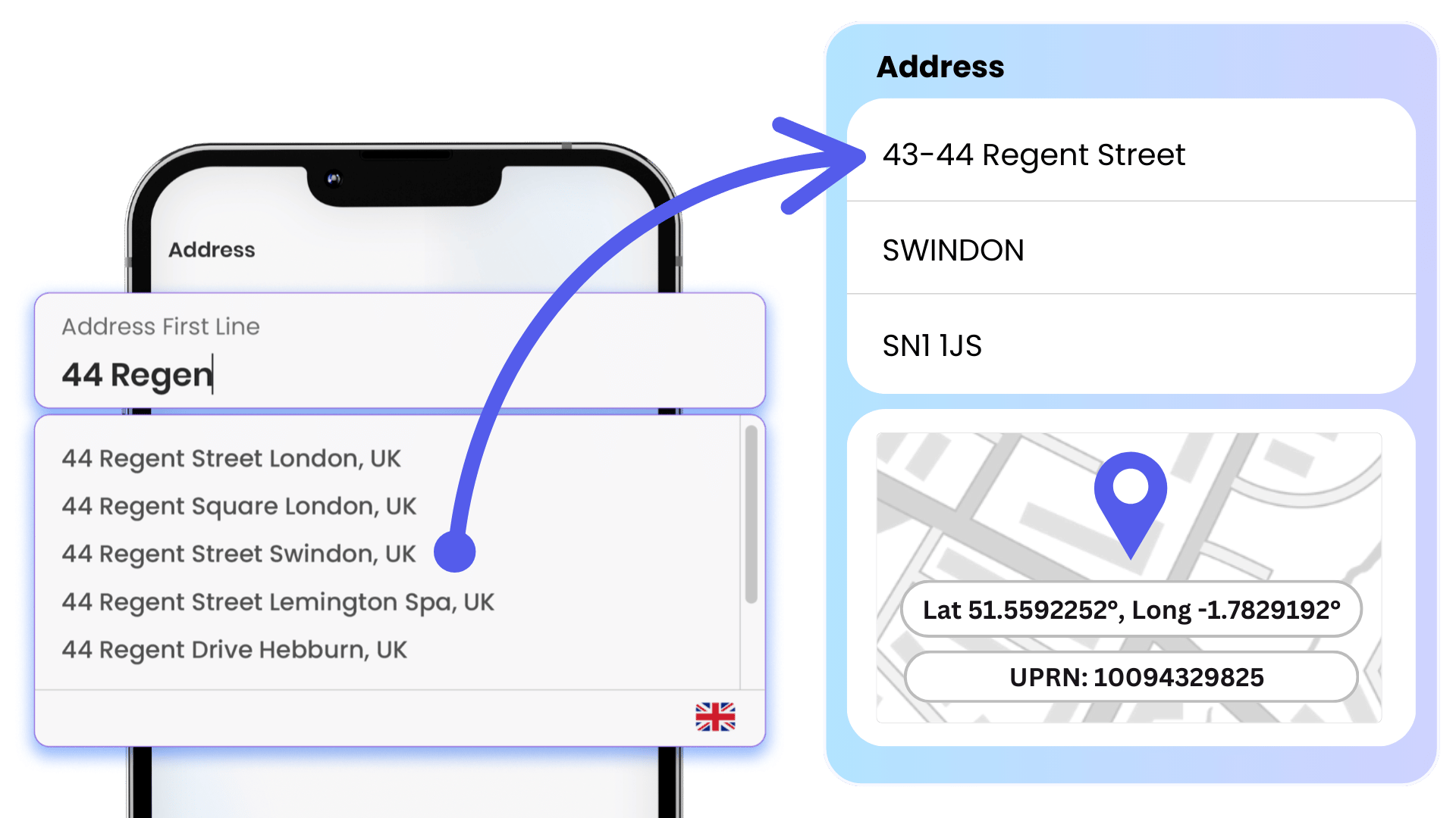 Address lookup demo
