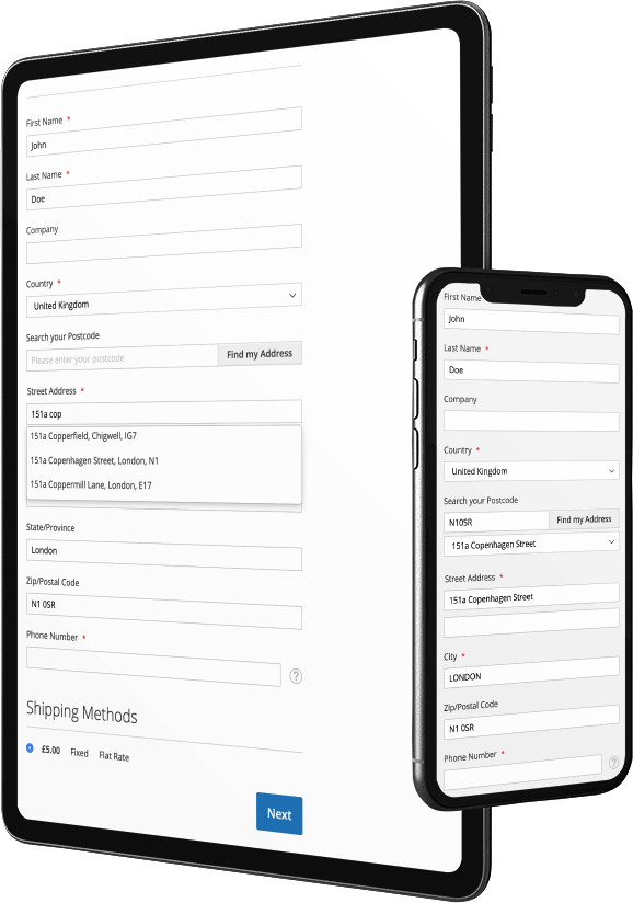 Magento Extension Postcode Lookup